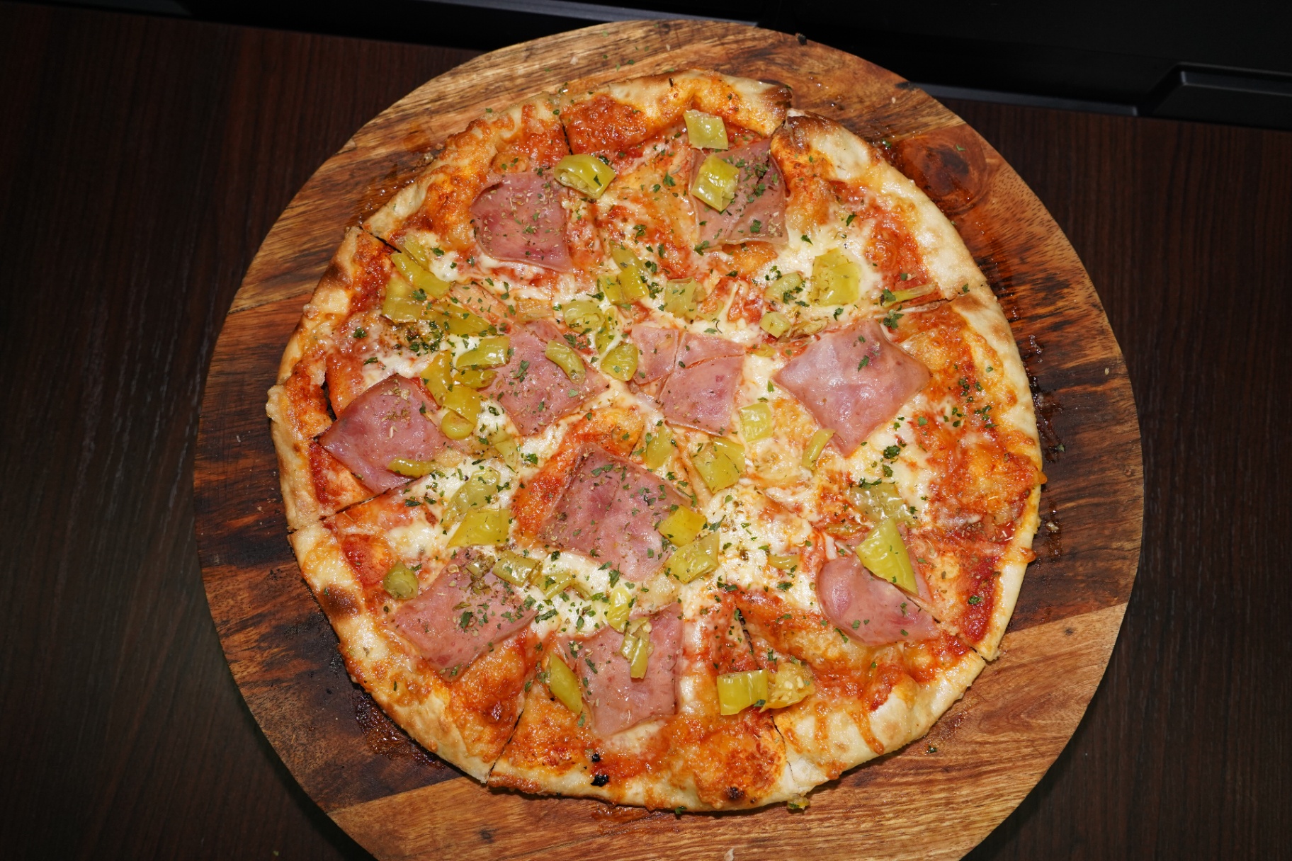 Knusprige Pizza